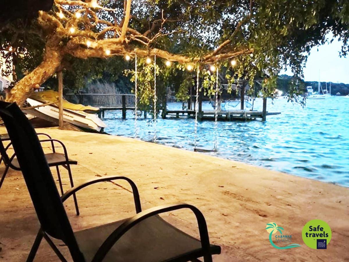 Cabanas Marias Lakefront Hotel Bacalar Eksteriør billede